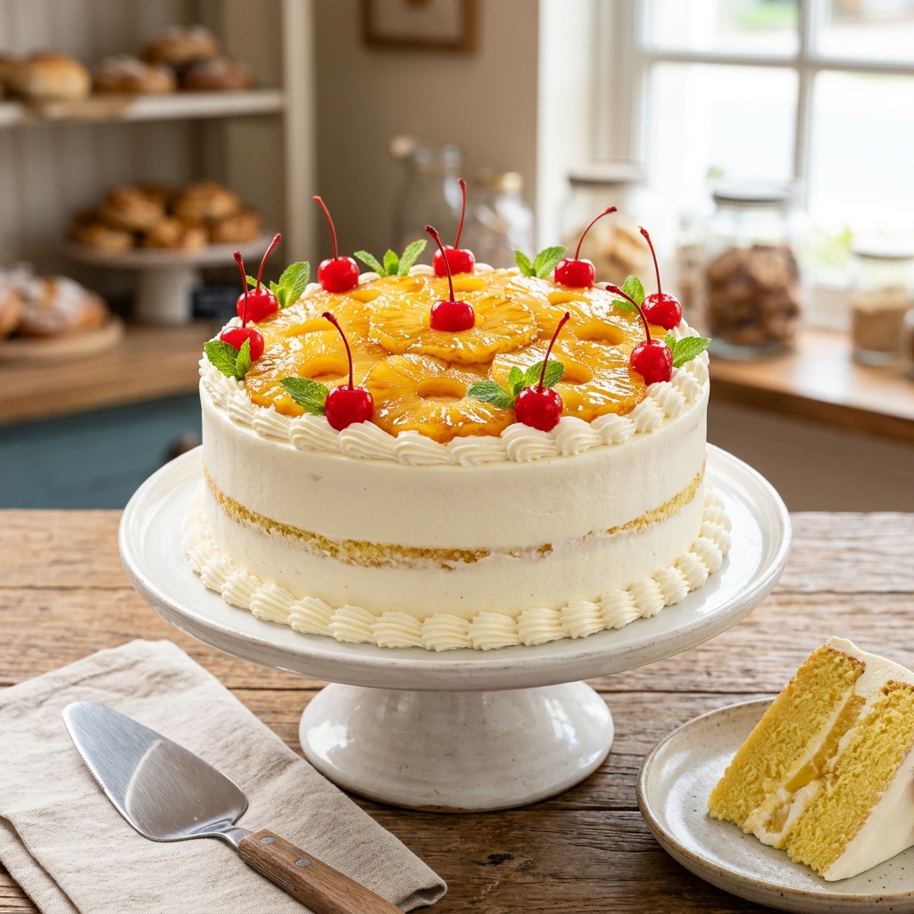 Teacher’s Blessing Pineapple Bento Cake